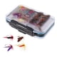 thumbnail image 2 of 64pcs Gancho De Señuelo De Pesca Con Mosca Gancho De Pesca Ganchos Kit De Accesorios De Pesca de material acero, 2 of 8