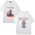 thumbnail image 1 of Camisetas Eminem para hombre y mujer, camisa informal de gran tamaño con cuello de algodón, estilo Hip Hop, Harajuku, ropa de verano, 1 of 3