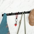 thumbnail image 4 of Multi-Functional Wall Mounted Coat Rack organizer, Black Aluminum Hook Coat Rack - 6 Hooks Horizontal Model, 4 of 5