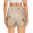 thumbnail image 2 of Lsque Tortilla Printed Women's Running Shorts with Liner Pockets,Elastic Quick Dry Workout Athletic Gym Yoga Shorts,Womens High Waist Shorts-Small, 2 of 9