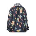 thumbnail image 3 of Pioneer Flower Floral Print Pattern Backpack for School, Cute School Bag with Adjustable Shoulder Straps and Padded Back, 15.3"x11"x7.1", 3 of 5