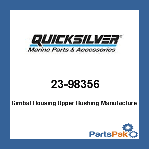 Mercruiser Gimbal Housing Mercury - Mercruiser 23-98356 Mercury Quicksilver 23-98356 Gimbal Housing Upper Bushing- ()