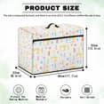 thumbnail image 7 of ZIATUBLE Sewing Machine Pattern Sewing Machine Protect Cover Sewing Tools Cute Sewing Machine Dust Cover Protective Cover with Tote Handle and Pocket to Keep Sewing Accessories, 7 of 7