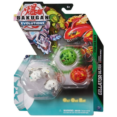 Bakugan Evolutions Starter Pack 3-Pack, Gillator Ultra