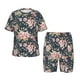 thumbnail image 1 of Balery Vintage Floral Conjunto de Pijama Infantil de Manga Corta con Estampado – Ropa de Dormir de Algodón Suave-4X-Large, 1 of 6