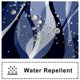 thumbnail image 4 of Cortina de ducha Ruelvth azul marino moderna abstracta 180x240 cm, 4 of 8