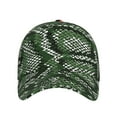 thumbnail image 2 of Balery Green Snakeskin Baseball Cap For Women Men,Adjustable Size For Running Workouts And Outdoor Activities All Seasons, 2 of 9