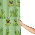 thumbnail image 4 of Ker-mit The Fro Shower Curtain Cartoon Decorative Bath Curtain Anime Shower Curtain 72inch Polyester Fabric Waterproof Bathroom Curtain with 12 Hooks, 4 of 7