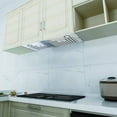thumbnail image 2 of Vanity Art H70-27 12 x 28 x 10 in. 600 CFM Stainless Steel Insert & Built-in Range Hood with Baffle Filters LED Lights 3-Speed Control, Silver, 2 of 5