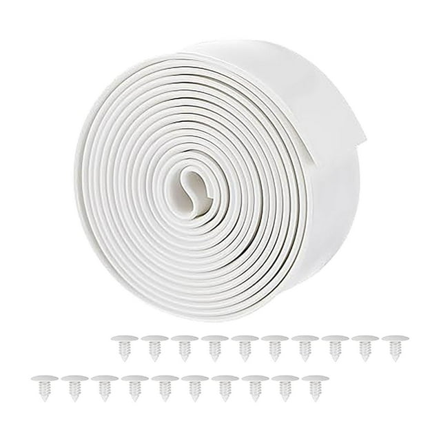 DOLITY Sangle de Chaise en Vinyle Sangles de Remplacement pour Meubles PVC Facile à Installer Bricolage Sangles de Réparation de Chaise de Pelouse pour Pelouse Extérieure Blanc