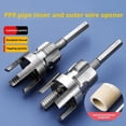 thumbnail image 2 of Dual-function Pipe Thread Repair Tool Professional Pipe Threader Kit Home Repair Portable S9c0, 2 of 8