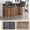 Gray, variant on Newest Modern Bar Stools with Back and Arm, Kitchen Island Stools, Beige (Set of 2)