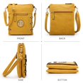 thumbnail image 2 of Women's Lightweight Functional Crossbody Bag Multi Pockets Shoulder Bag with Stylish Triple Compartments, 2 of 9