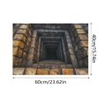 thumbnail image 4 of 23.62in x 15.74in 3D Optical Illusion Area Rug - 1 PC Visual Depth Effect Carpet for Entryway Living Room Bedroom, Non Washable Floor Mat, Fun Home Decor (C), 4 of 4