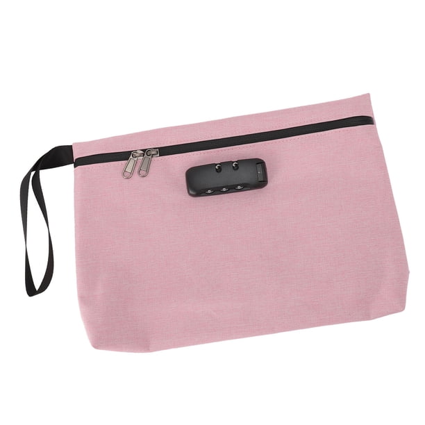 Bolsa A Prueba de Olores de Carbón Activado, Bolsa Portátil a PrueBa de Olores Con Cerrada de Combinación, Material de PVC, PARA VIEGES DE NEGOCIO