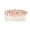 Rose Gold, variant on Leaf Hair Comb for Women Bridal Hair Accessories Wedding Bride Hairpins Birthday for Her Elegant Barrette for Occasions,3.54*1.96 in,Rose Gold
