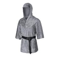 thumbnail image 4 of Camisa de malla falsa de templario medieval, disfraz de caballero, conjunto de uniforme de juego de rol para fiesta de Halloween para hombre, 4 of 4