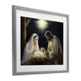 thumbnail image 2 of Stupell Industries Eclectic Peaceful Night Nativity Scene Gray Framed Print Under Glass, 21 x 17, by Arlington Prints, 2 of 8