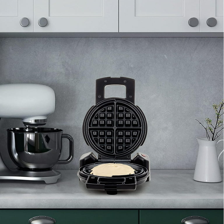 Rotating Belgian Waffle Maker Single Serving Kitchen Appliance