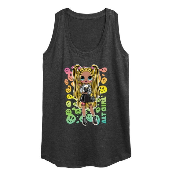 LOL OMG! Fashion Dolls - Rainbow ALT Girl - Women's Racerback Tank Top