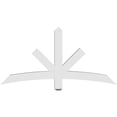 thumbnail image 4 of 60"W x 30"H x 4"D x 4"F, 12/12 Pitch, Alberta Architectural Grade PVC Gable Bracket, 4 of 8