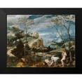 thumbnail image 2 of Unknown 16th Century Flemish Painter 18x15 Black Modern Framed Museum Art Print Titled - Landscape with Mercury and Argus, 2 of 5