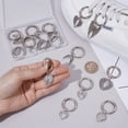 1 Set 14Pcs 7 Styles Wing Alloy Shoes Charms with Alloy Spring Gate ...