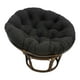 thumbnail image 1 of Cojín redondo multifuncional para silla colgante perfecl 40 cm negro, 1 of 8