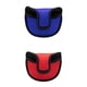 thumbnail image 1 of 2 piezas Golf Putter Mallet Head Cover Portable Headcover Equipo para golf, 1 of 9