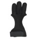 thumbnail image 1 of Guante de Tiro con Arco, Protector de Cuero de 3 Dedos, Guante de Arco Recurvo, Accesorios de Tiro con Arco, Negro, Pequeño, 1 of 5
