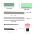 thumbnail image 4 of Amdohai 7-In-1 Nail Polish Remover Tools Kit with Nail Brush Sanding Files Clips Pusher Tweezers 4 Way Buffer Block Nail Shiner Sponge Nail Tools, 4 of 4