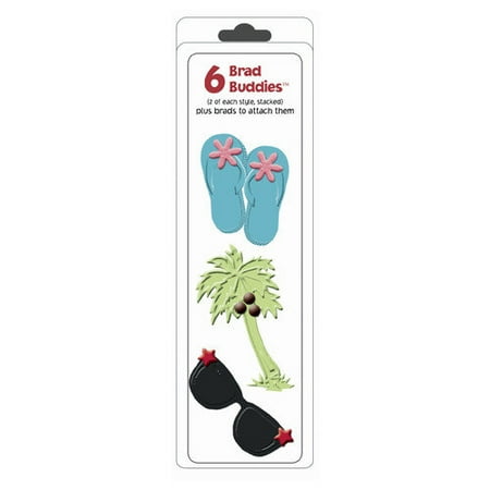 Hot Off the Press Brad Buddies Tropical Brad (Set of 6)