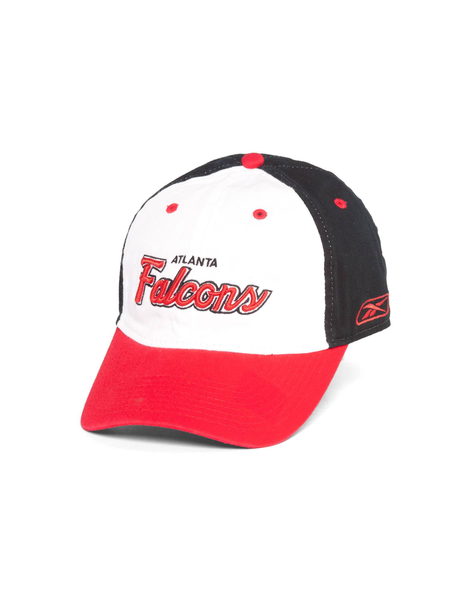 Atlanta Falcons Hat Cap Fitted Mens 7 1/4 Black Red New Era NFL