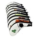 thumbnail image 5 of Paquete de 9 para la cabeza de hierro para golf de piel sintética, protectores para cabezas de club, de , funda para la cabeza Sharpla Cubierta de la cabeza del palo de golf, 5 of 6