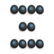thumbnail image 3 of Injueey Cojines Almohadillas para los oídos Reemplazo montado en la cabeza para auriculares Bose OE2 Negro + Azul Type2 NO2, 3 of 6