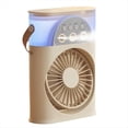 thumbnail image 1 of Mini Enfriador de Aire USB, Pequeño Aire Acondicionado, Ventilador de 3 Orificios, Multifunción, Refrigeración por Agua, Portátil, para Dormitorio Artefacto B, 1 of 8