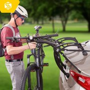 Sariss Bones EX Car Trunk Bike Rack Carrier for 3 Bikes - Black