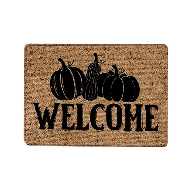 LSLJS Foot Cushions, Thanksgiving Door Mat Kitchen Mat Bedroom Living Room Mat, Christmas Decorations