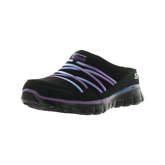 Skechers Slip on Sneakers for Women Air Streamer Memory Foam Shoes Knit Textile Lightweight Athletic Cushioned Breathable Flexible Rubber Outsole Support
