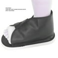 thumbnail image 4 of Adjustable Stable Faux Leather Cast Shoe for Broken Foot Ankle Support, Wide Front Design, Decompression Treatment, Load Free Treatment, Easy Put On and Take Off, 4 of 8