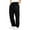 Black, variant on Men Pants Plus Size Male Fitness Running Trousers Drawstring Loose Waist Solid Color Pocket Loose Sweatpants Sweatpants Set For Man
