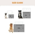 thumbnail image 5 of Waterproof Dog Blankets for Large Dogs XL, Pet Blanket for Bed Furniture Sofa Protector, Soft Fleece Dog Bed Blanket for Crate Car Outdoor, Washable, 60"x50", Light Gray, 5 of 8