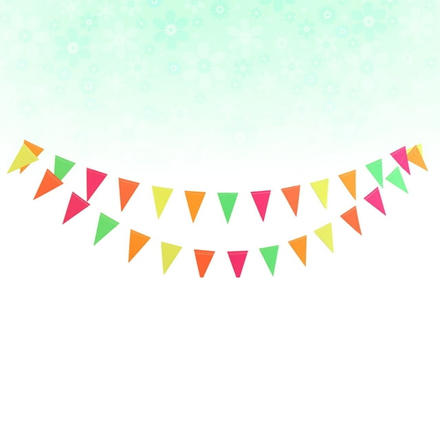 Moluckfu Guirnalda De Banderines De Multicolor Para Ambiente Alegre En Celebraciones