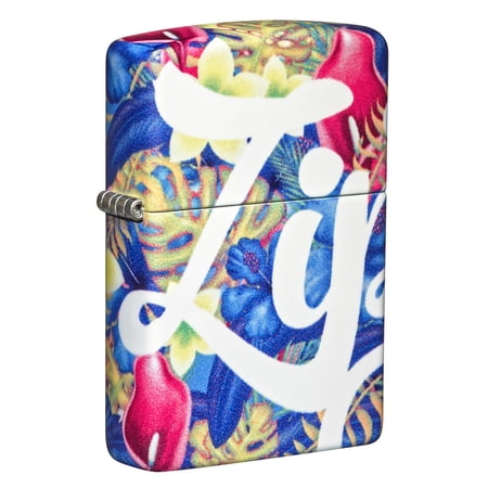Zippo Colorful Floral Design 540 Color Pocket Lighter