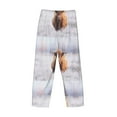 thumbnail image 4 of Kdxio Yak Print Men's Sleep Pajama Pant Lounge Pants with Pockets, 4 of 8