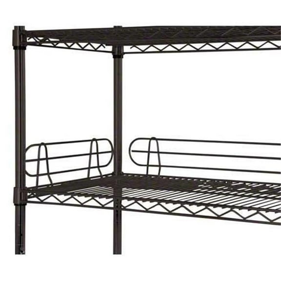 Focus Foodservice FL364BK 36 in. x 4 in. high black epoxy ledge