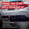thumbnail image 3 of AMERICAN MODIFIED 18-23 Honda Accord Aerodynamic Rear Lip Spoiler, White, 3 of 8