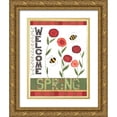 thumbnail image 1 of Shamp, Cindy 25x32 Gold Ornate Wood Framed with Double Matting Museum Art Print Titled - Welcome Spring II, 1 of 4