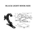 thumbnail image 4 of 1Pair Aluminum Stage Light Hook Beam Moving Head Light Truss Clip Safety Load 150KG for DJ Disco St, 4 of 5