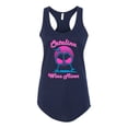 thumbnail image 2 of Catalina Wine Mixer Island Prestige Movie| Womens Pop Culture Jersey Racerback Tank Top, Navy, X-Large, 2 of 4